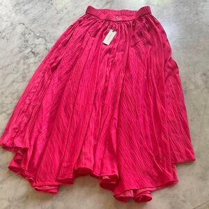Anthropologie,Hot Pink, Skirt. XS . NWT